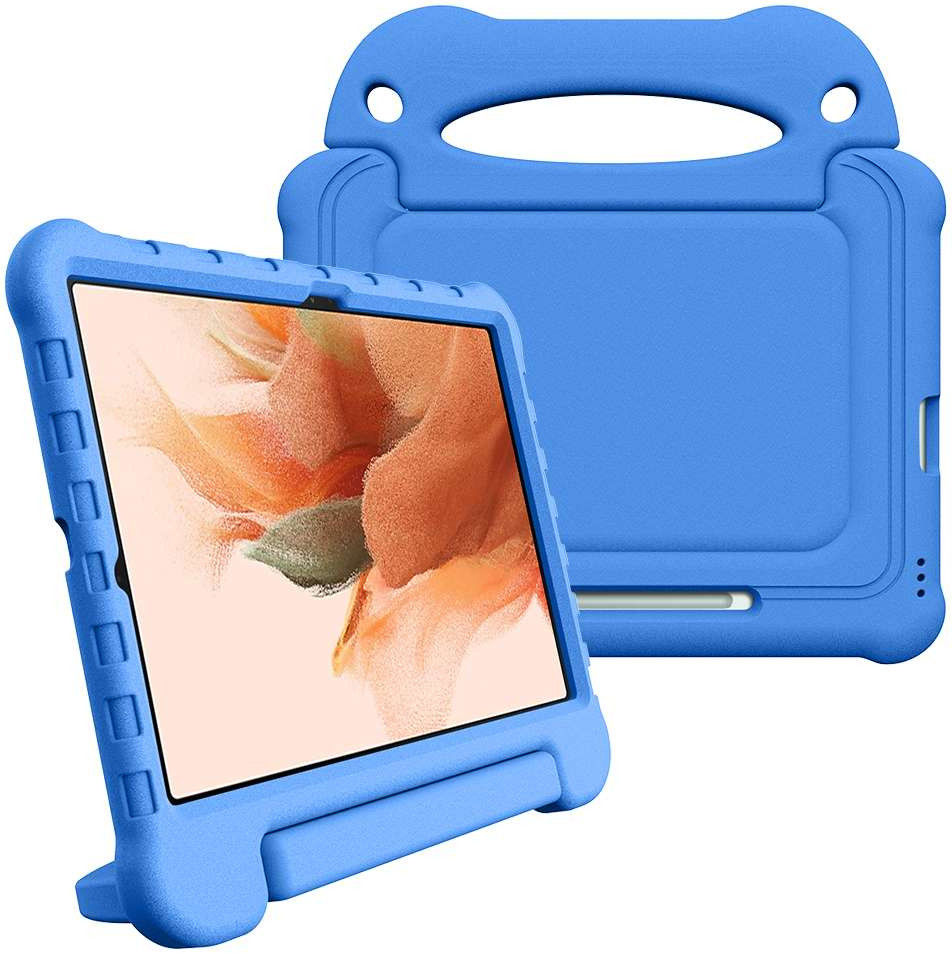 Samsung Galaxy Tab S8+ / S7 FE / S7+ Kinder Tablethoes met Handvat Blauw afbeelding 1