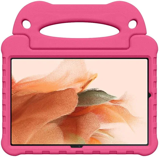 Samsung Galaxy Tab S8+ / S7 FE / S7+ Kinder Tablethoes met Handvat Roze afbeelding 2