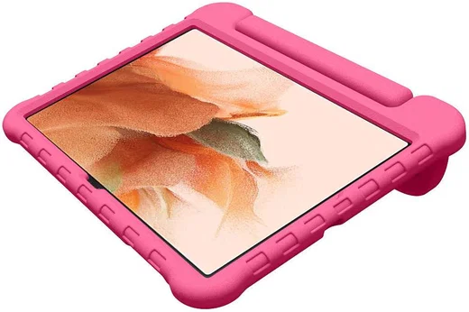 Samsung Galaxy Tab S8+ / S7 FE / S7+ Kinder Tablethoes met Handvat Roze afbeelding 9
