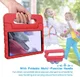 Samsung Galaxy Tab S8+ / S7 FE / S7+ Kinder Tablethoes met Handvat Rood afbeelding 7