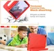 Samsung Galaxy Tab S8+ / S7 FE / S7+ Kinder Tablethoes met Handvat Rood afbeelding 8