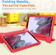 Samsung Galaxy Tab S8+ / S7 FE / S7+ Kinder Tablethoes met Handvat Rood afbeelding 9