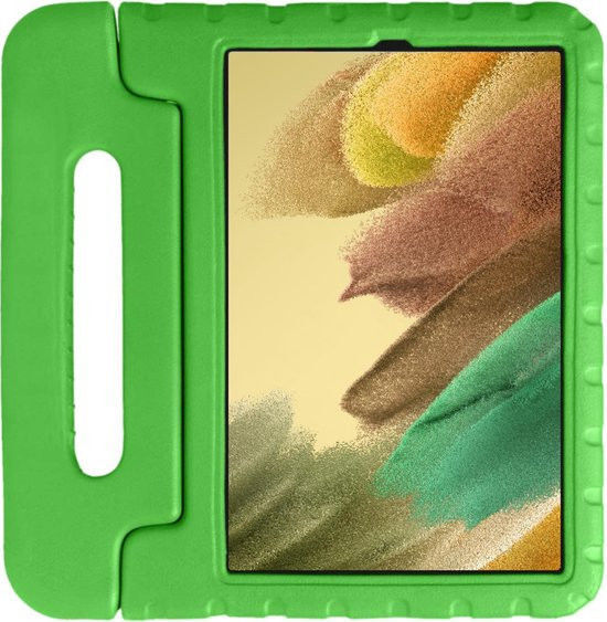 Samsung Galaxy Tab S8+ / S7 FE / S7+ Kinder Tablethoes met Handvat Groen afbeelding 1