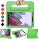 Samsung Galaxy Tab S8+ / S7 FE / S7+ Kinder Tablethoes met Handvat Groen afbeelding 4