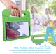 Samsung Galaxy Tab S8+ / S7 FE / S7+ Kinder Tablethoes met Handvat Groen afbeelding 9
