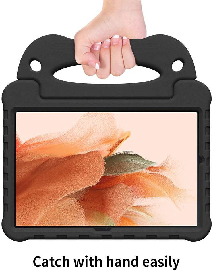 Samsung Galaxy Tab S7 FE / S7 Plus Kinder Tablethoes met Handvat Zwart afbeelding 4