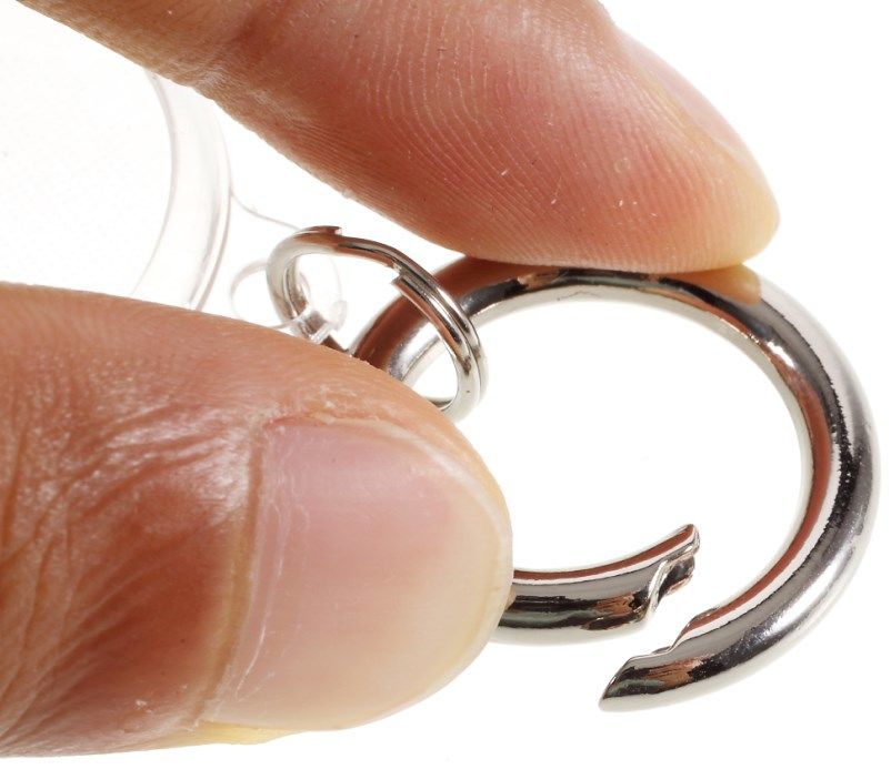 Apple AirTag Sleutelhanger TPU met Gesp Transparant afbeelding 6