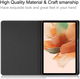 Samsung Galaxy Tab S7 FE Hoes Kunstleer Book Case met Stand Zwart afbeelding 4