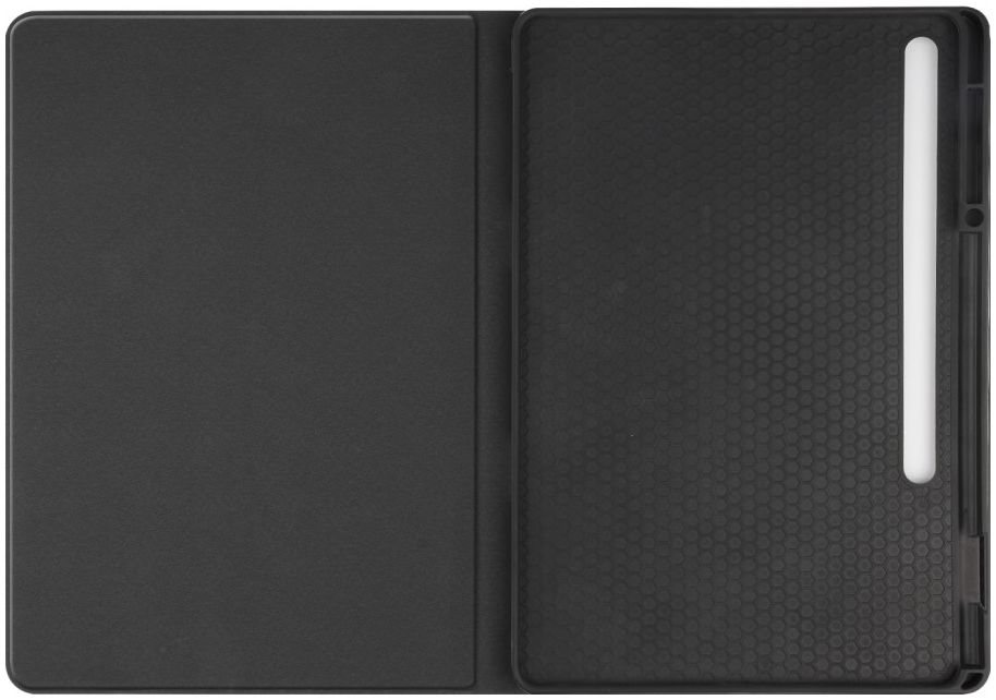 Samsung Galaxy Tab S7 FE Hoes Kunstleer Book Case met Stand Zwart afbeelding 6