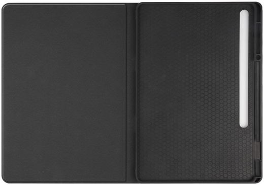 Samsung Galaxy Tab S7 FE Hoes Kunstleer Book Case met Stand Zwart afbeelding 6