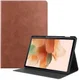 Samsung Galaxy Tab S7 FE Hoes Kunstleer Book Case met Stand Bruin afbeelding 1