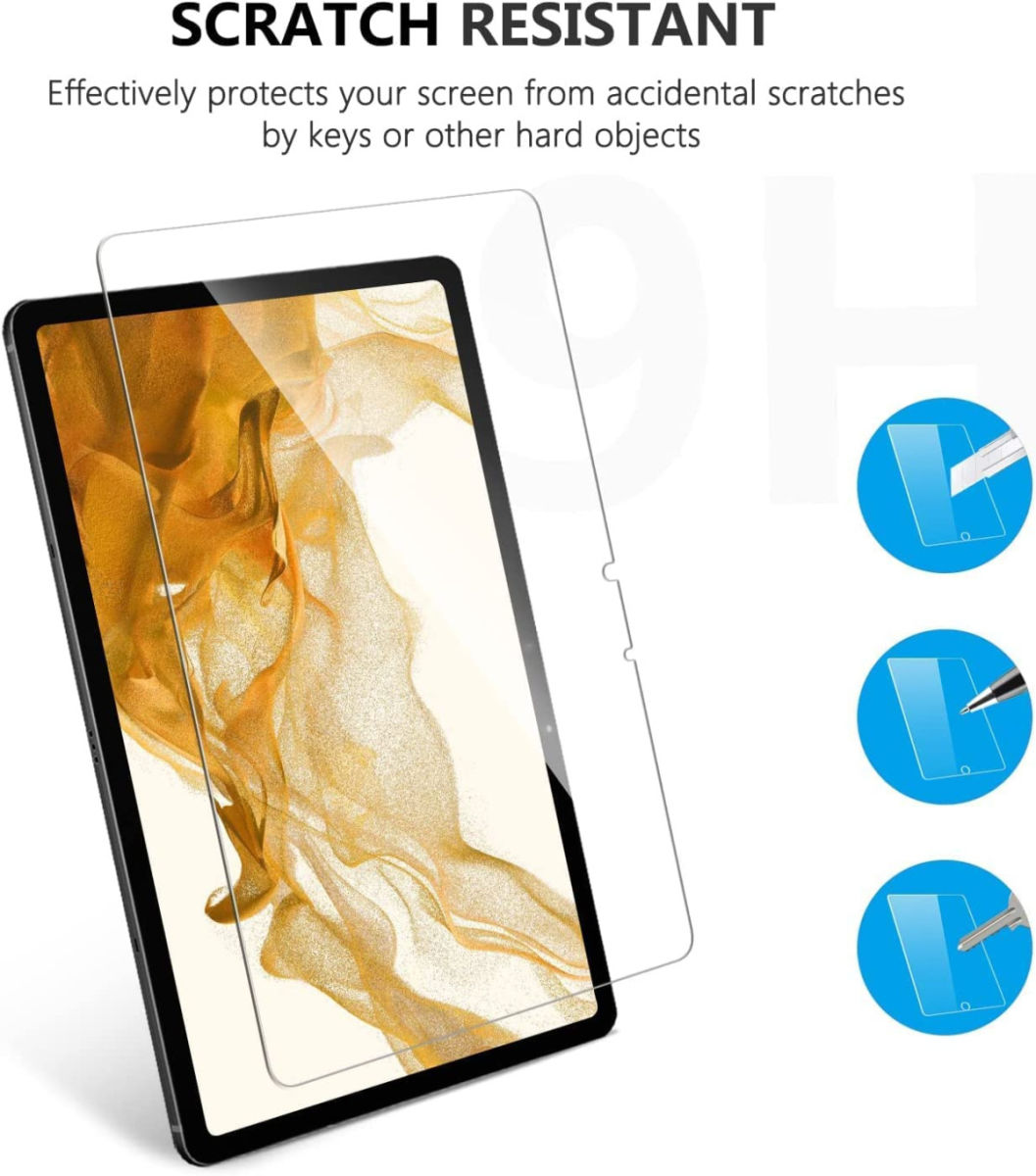 Samsung Galaxy Tab S7 FE Screen Protector Ultra Clear Display Folie afbeelding 4