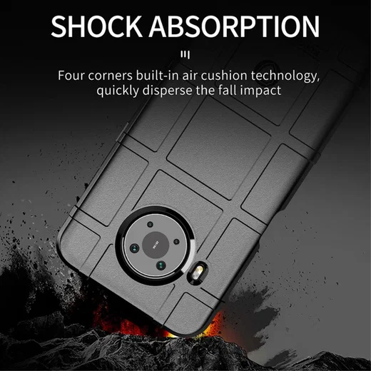 Nokia X10 / X20 Hoesje Shock Proof Rugged Shield Zwart afbeelding 2