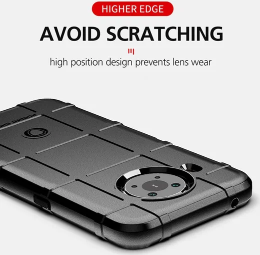 Nokia X10 / X20 Hoesje Shock Proof Rugged Shield Zwart afbeelding 3