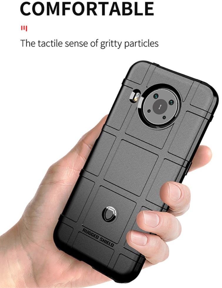 Nokia X10 / X20 Hoesje Shock Proof Rugged Shield Zwart afbeelding 4