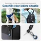 Apple AirTag Sleutelhanger Metalen Case met Magnetische Sluiting Zwart afbeelding 4