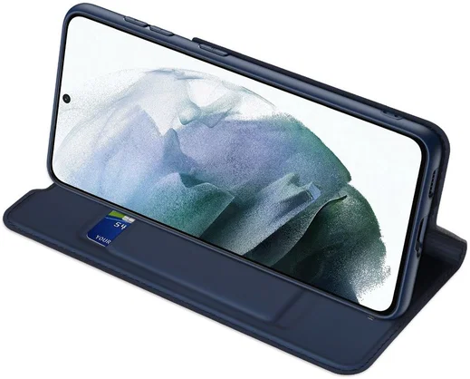 Dux Ducis Skin Pro Series Samsung Galaxy S21 FE Hoesje Wallet Blauw afbeelding 7