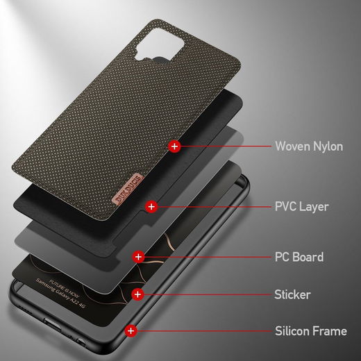 Dux Ducis Fino Series Samsung Galaxy M22/A22 4G Hoesje Backcover Groen afbeelding 7