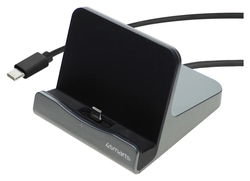 4smarts VoltDock 60W USB-C Docking Oplaad Station Gunmetal afbeelding