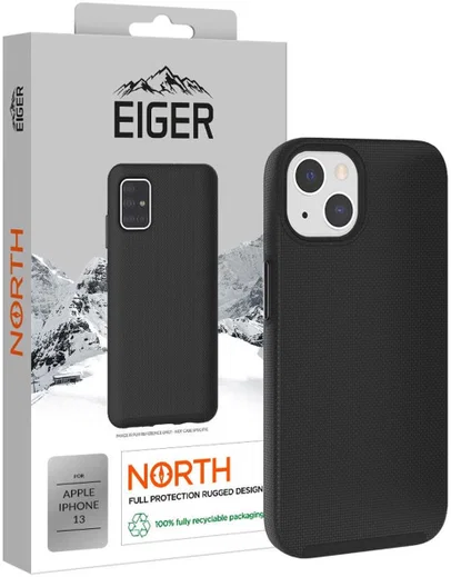 Eiger North Series Apple iPhone 13 Hoesje Zwart afbeelding 1