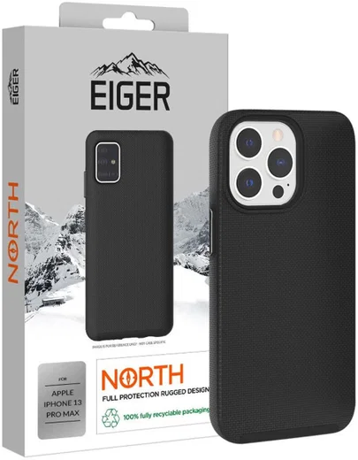 Eiger North Series Apple iPhone 13 Pro Max Hoesje Zwart afbeelding 1