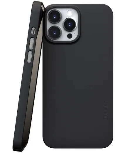 Nudient Thin Case V3 Apple iPhone 13 Pro Max Hoesje Back Cover Zwart afbeelding 1