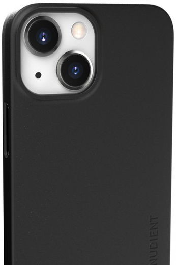 Nudient Thin Case V3 Apple iPhone 13 Mini Hoesje Back Cover Zwart afbeelding 2