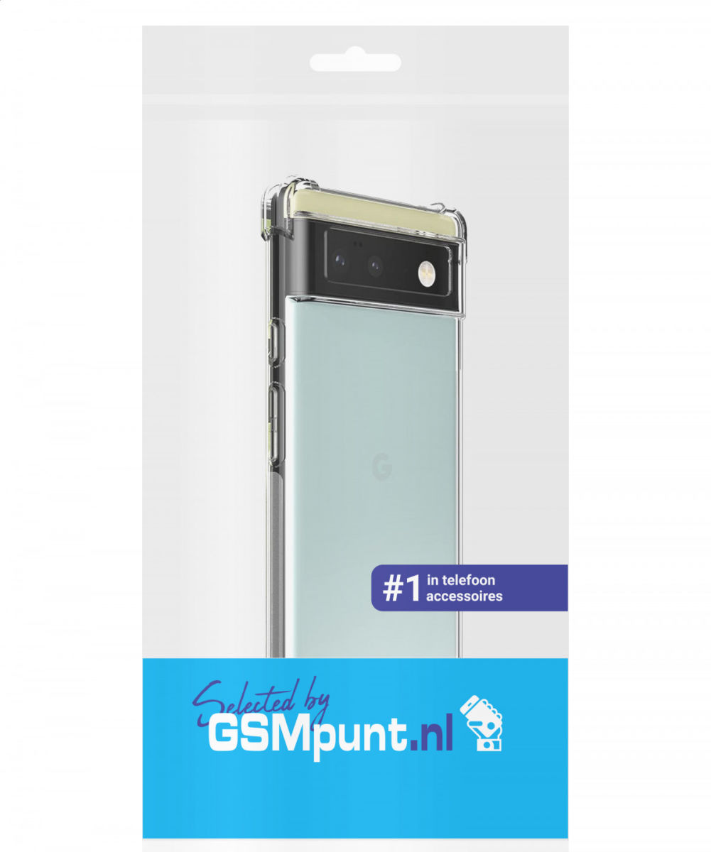 Google Pixel 6 Hoesje Schokbestendig TPU Back Cover Transparant afbeelding 6