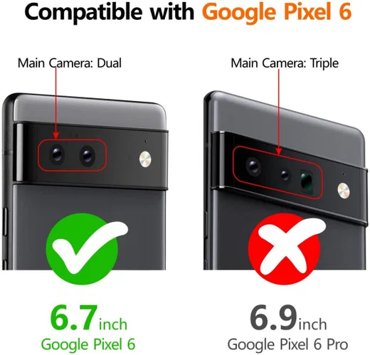 Google Pixel 6 Hoesje Schokbestendig TPU Back Cover Transparant afbeelding 5