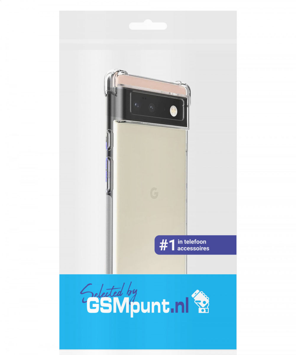 Google Pixel 6 Pro Hoesje Schokbestendig TPU Back Cover Transparant afbeelding 5