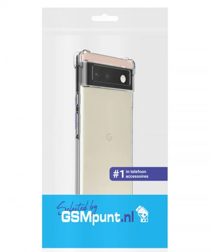 Google Pixel 6 Pro Hoesje Schokbestendig TPU Back Cover Transparant afbeelding 5