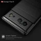 Google Pixel 6 Hoesje Geborsteld TPU Back Cover Zwart afbeelding 6