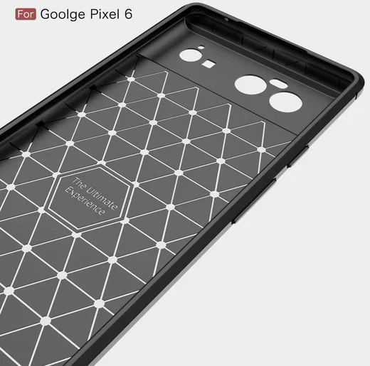 Google Pixel 6 Hoesje Geborsteld TPU Back Cover Zwart afbeelding 7