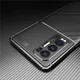 Oppo Find X3 Neo Hoesje Siliconen Carbon TPU Back Cover Zwart afbeelding 2