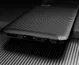 Oppo Find X3 Neo Hoesje Siliconen Carbon TPU Back Cover Zwart afbeelding 3