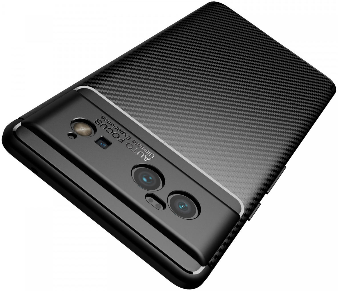 Google Pixel 6 Hoesje Siliconen Carbon TPU Back Cover Blauw afbeelding 8