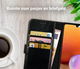 Rosso Element Samsung Galaxy A32 4G Hoesje Book Cover Wallet Zwart afbeelding 5