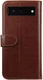 Rosso Element Google Pixel 6 Hoesje Book Cover Wallet Bruin afbeelding 2