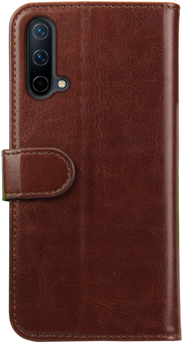 Rosso Element OnePlus Nord CE 5G Hoesje Book Cover Wallet Bruin afbeelding 2