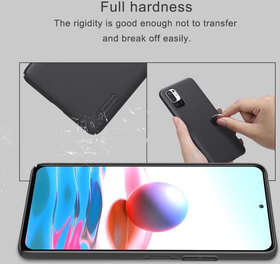 Nillkin Frosted Xiaomi Redmi Note 10 5G / Poco M3 Pro Hoesje Wit afbeelding 10