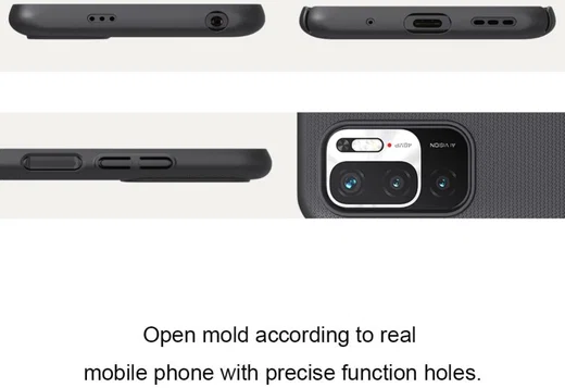 Nillkin Frosted Xiaomi Redmi Note 10 5G / Poco M3 Pro Hoesje Wit afbeelding 4