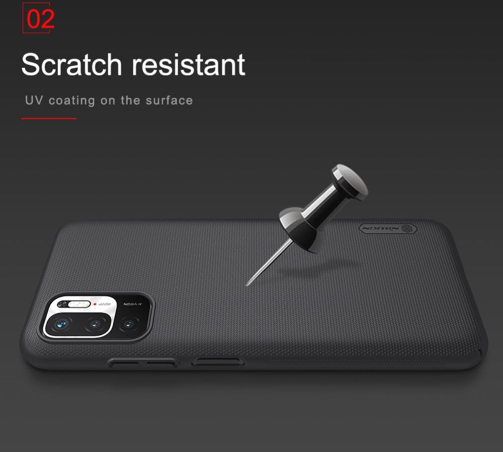 Nillkin Frosted Xiaomi Redmi Note 10 5G / Poco M3 Pro Hoesje Wit afbeelding 5