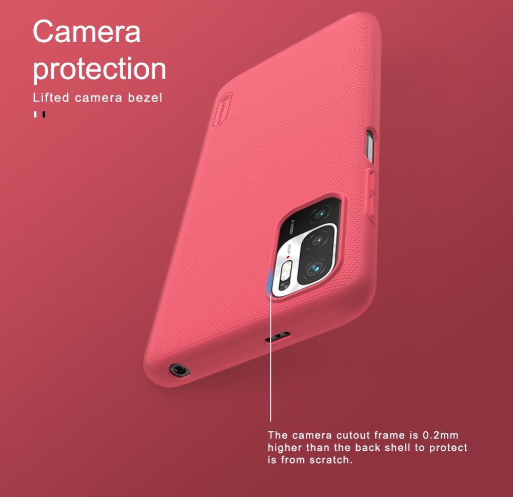 Nillkin Frosted Xiaomi Redmi Note 10 5G / Poco M3 Pro Hoesje Wit afbeelding 7
