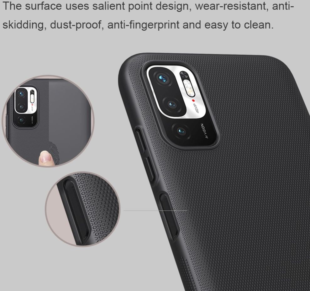 Nillkin Frosted Xiaomi Redmi Note 10 5G / Poco M3 Pro Hoesje Wit afbeelding 9