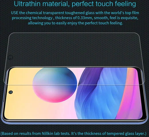 Nillkin Xiaomi Redmi Note 10 5G/Poco M3 Pro Screen Protector 0.3mm afbeelding 8