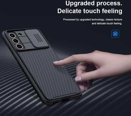 Nillkin CamShield Samsung Galaxy S21 FE Hoesje Camera Slider Zwart afbeelding 9
