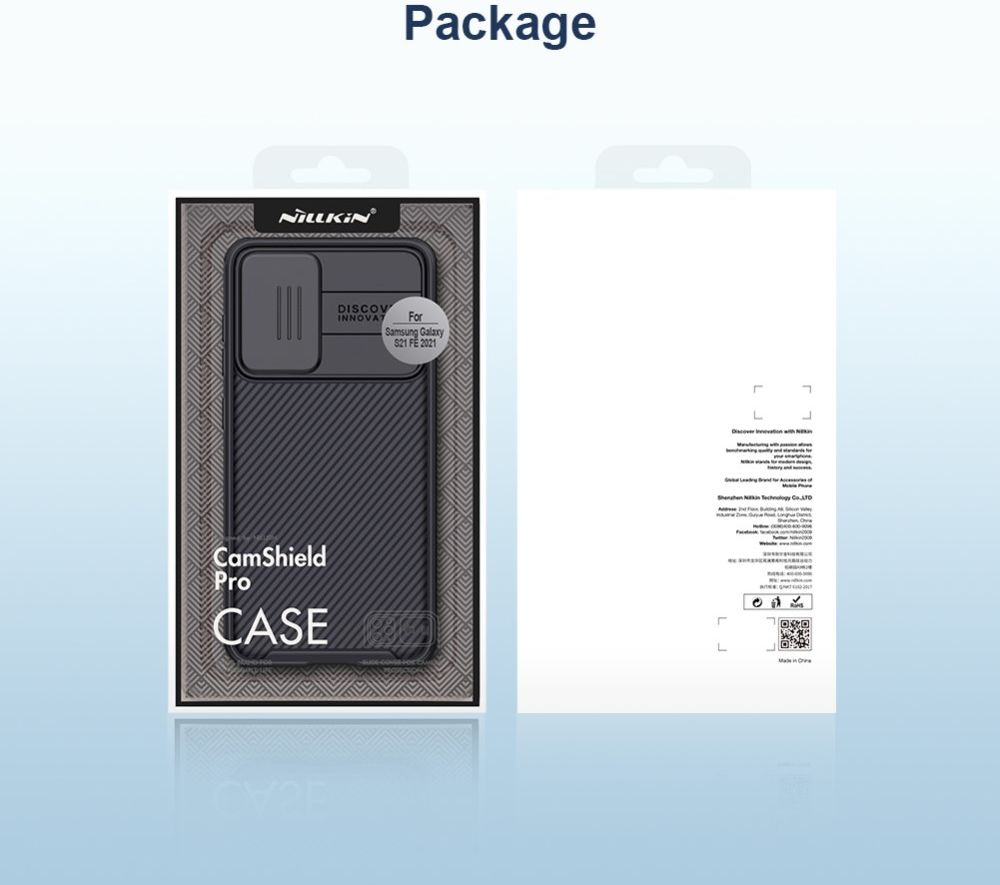 Nillkin CamShield Samsung Galaxy S21 FE Hoesje Camera Slider Zwart afbeelding 10