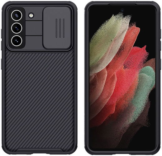 Nillkin CamShield Samsung Galaxy S21 FE Hoesje Camera Slider Zwart afbeelding 2