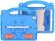 Dux Ducis Panda Apple iPad 9.7 Kinder Tablethoes met Handvat Blauw afbeelding 1