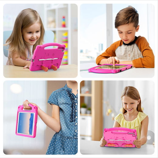 Dux Ducis Panda Apple iPad 9.7 Kinder Tablethoes met Handvat Roze afbeelding 10